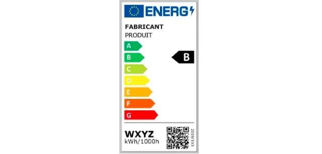Etiquette énergie ampoules