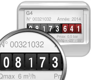 relève compteur gaz