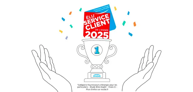 ENGIE élu service client de l'année 2025